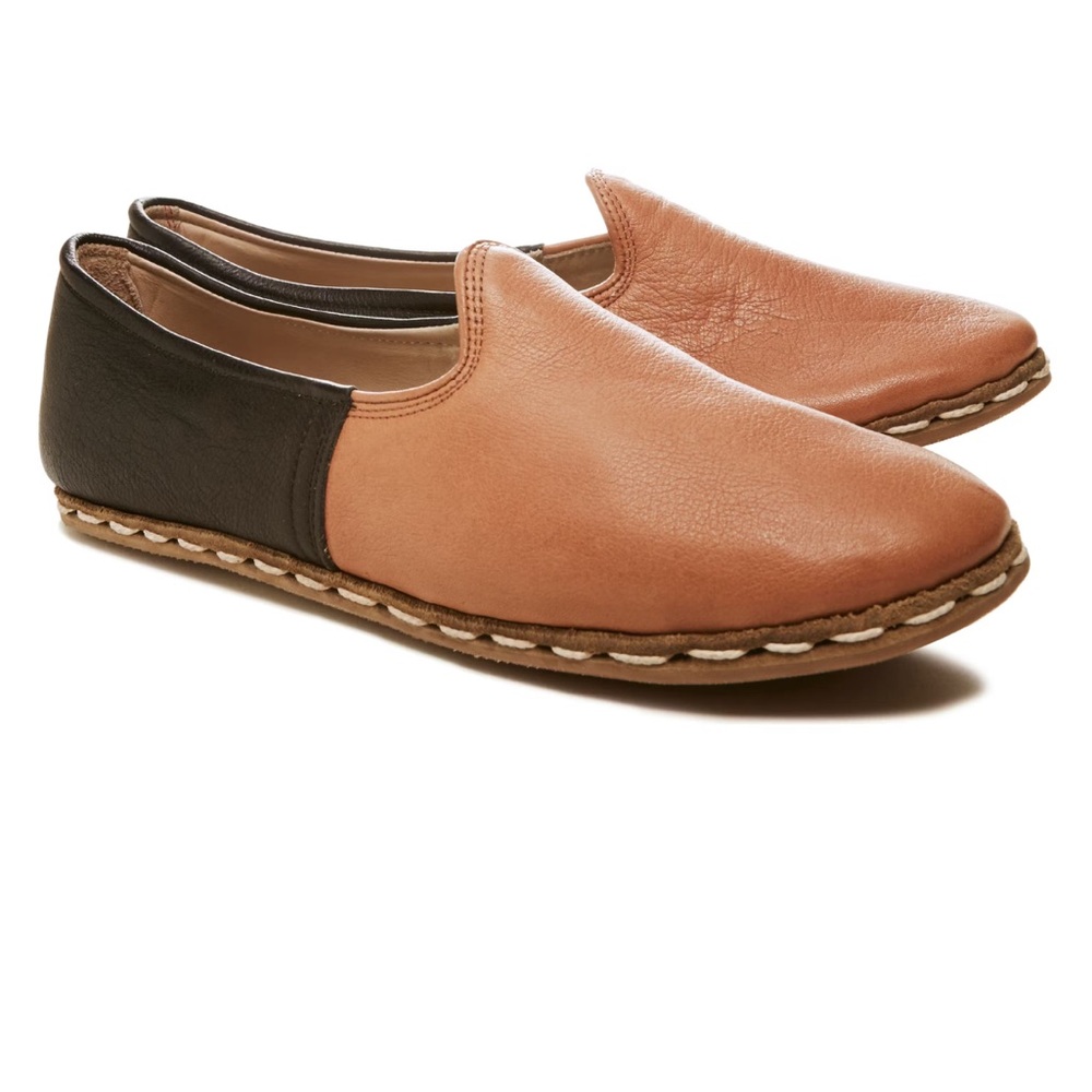 Sabah‎ Black/Camel Slip-On